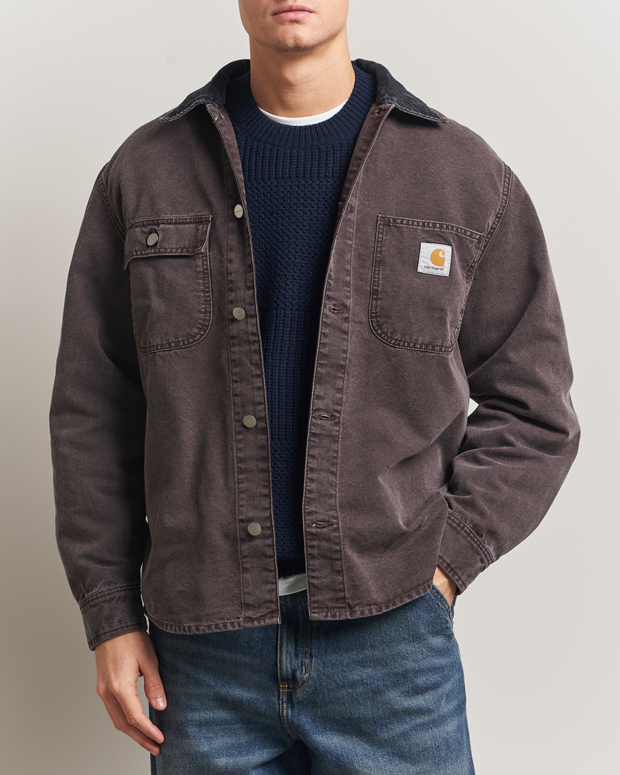 Heren | Overhemden | Carhartt WIP | Mitch Dusky Canvas Overshirt Palisander