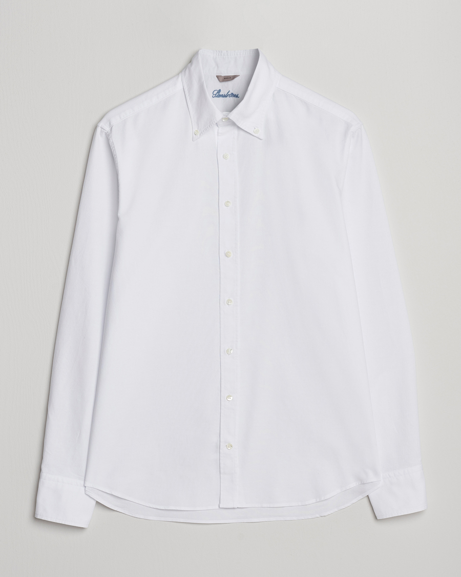 Heren | Overhemden | Stenströms | Regular Fit Oxford Shirt White