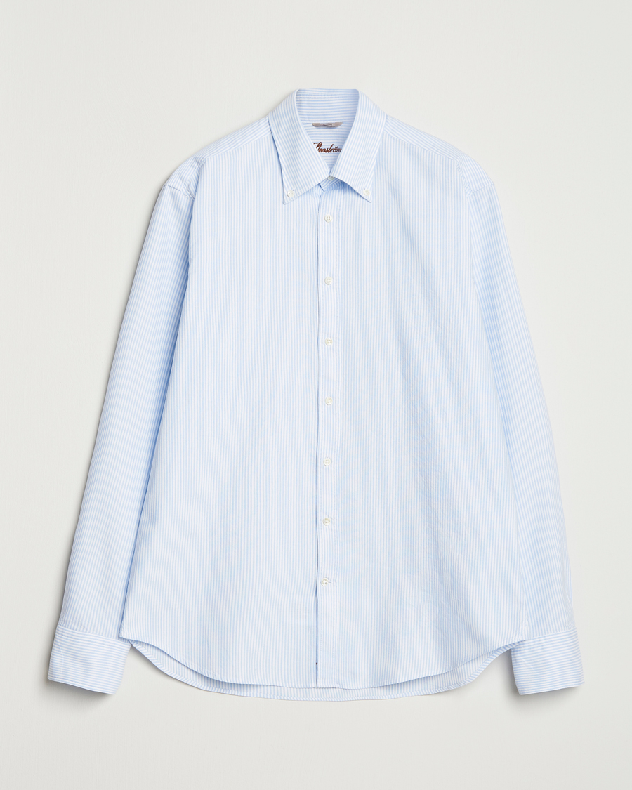 Heren | Overhemden | Stenströms | Regular Fit Oxford Shirt Blue/White