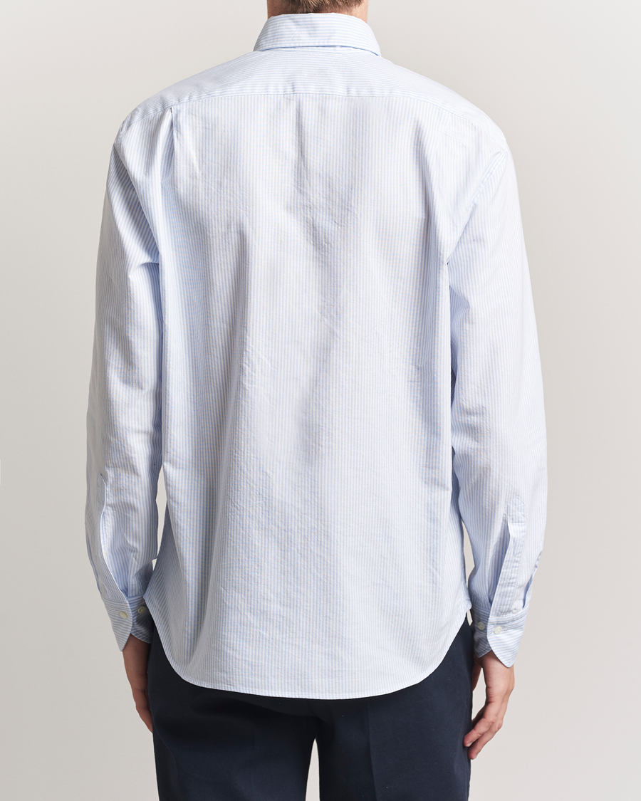 Heren | Overhemden | Stenströms | Regular Fit Oxford Shirt Blue/White