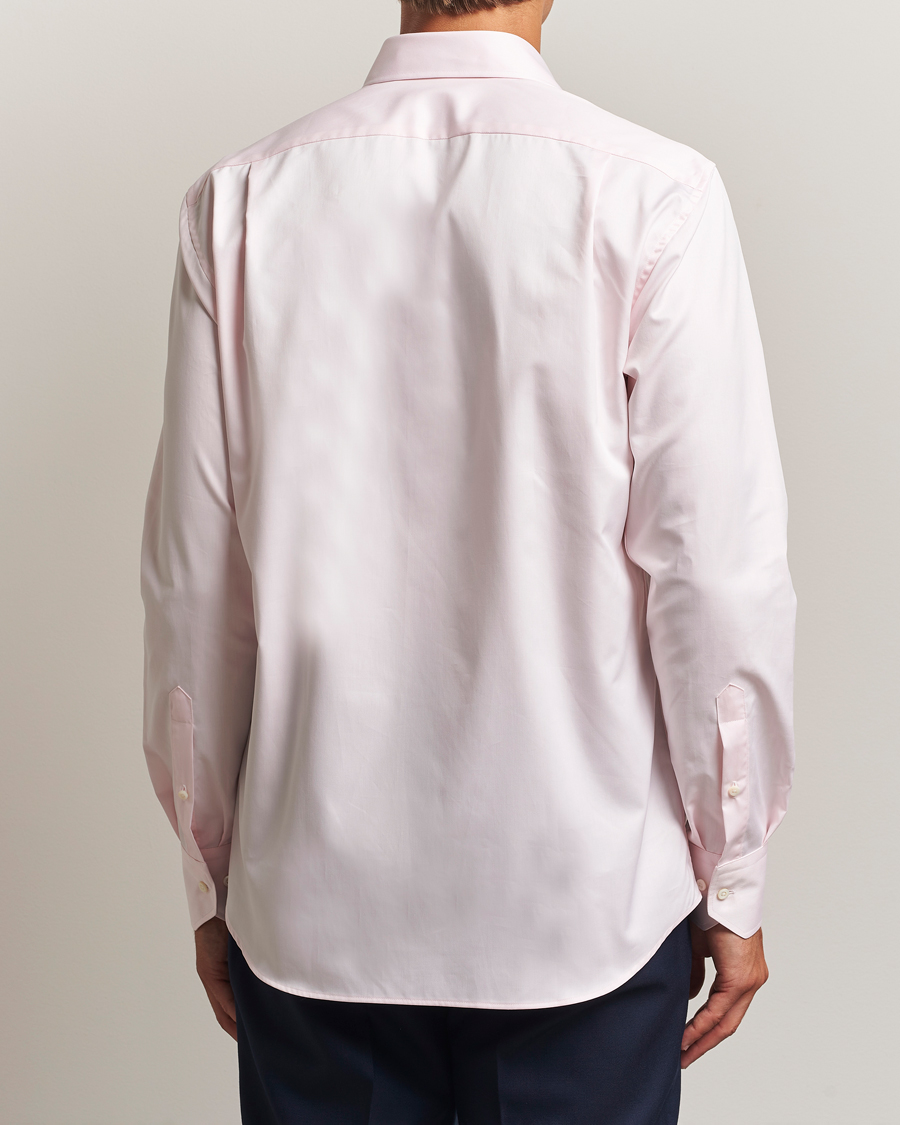 Heren | Overhemden | Stenströms | Regular Fit Cut Away Shirt Pink