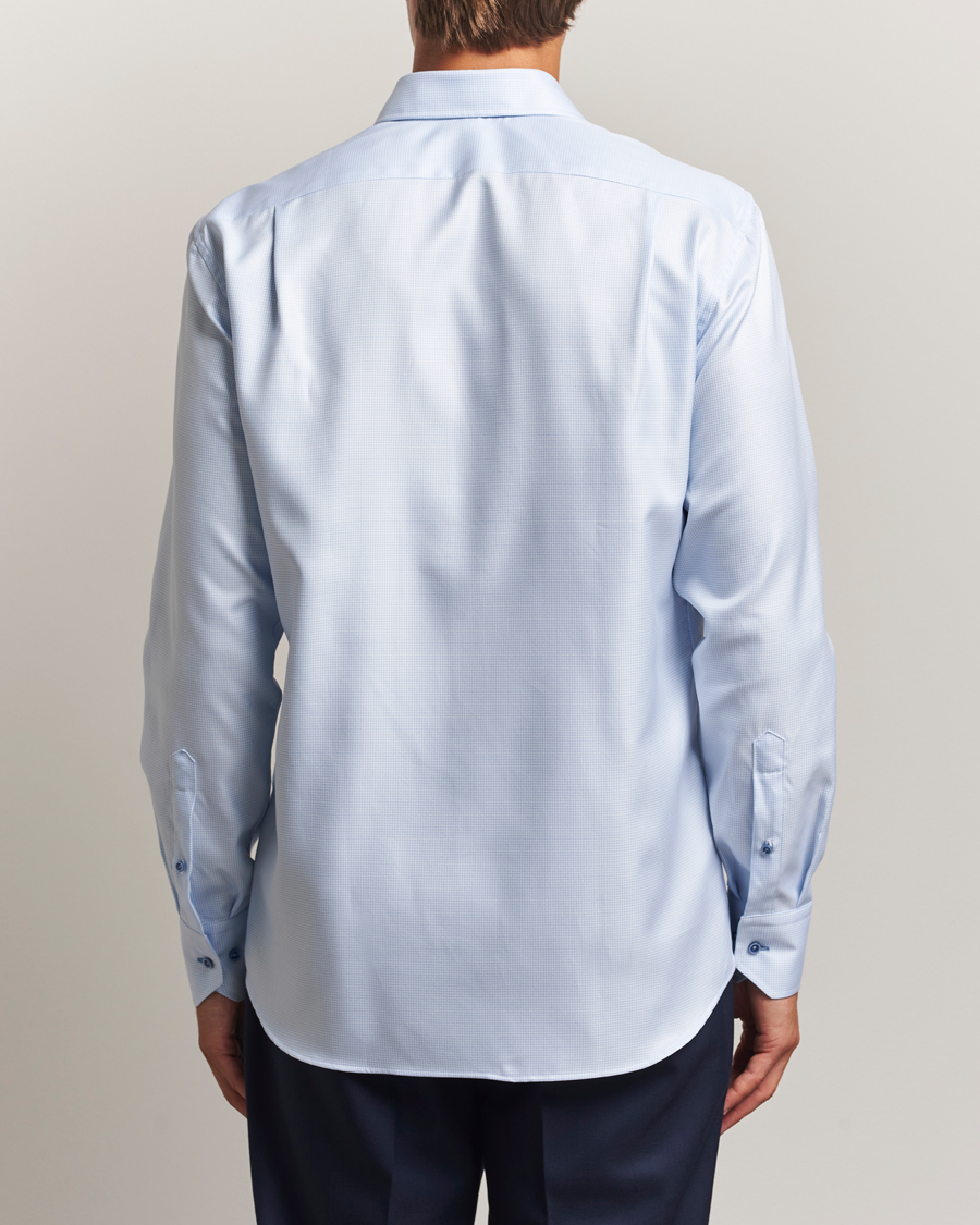Heren | Overhemden | Stenströms | Regular Fit Contrast Shirt Light Blue