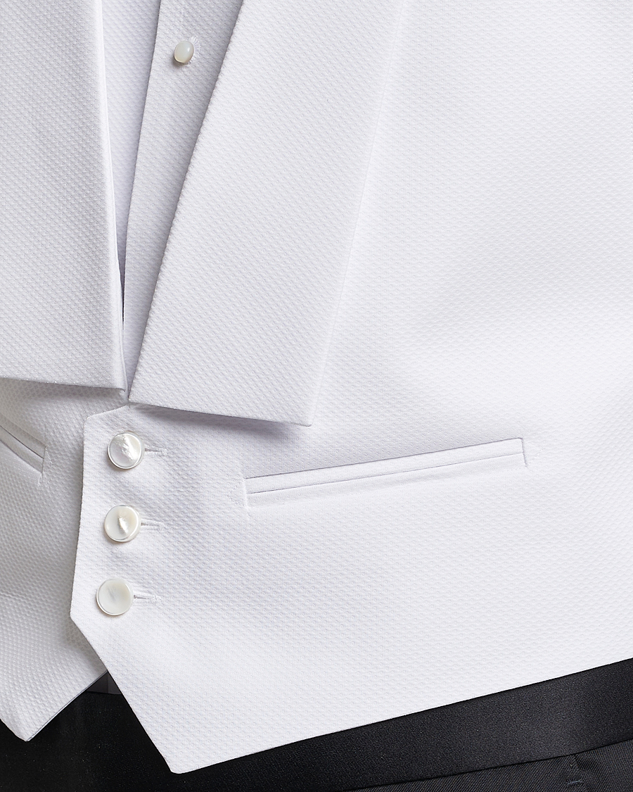 Heren | Overhemden | Stenströms | Evening Waistcoat White