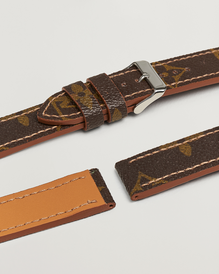Heren | Horlogebandjes | Care with Carl | Watch Strap Re-made Louis Vuitton Monogram