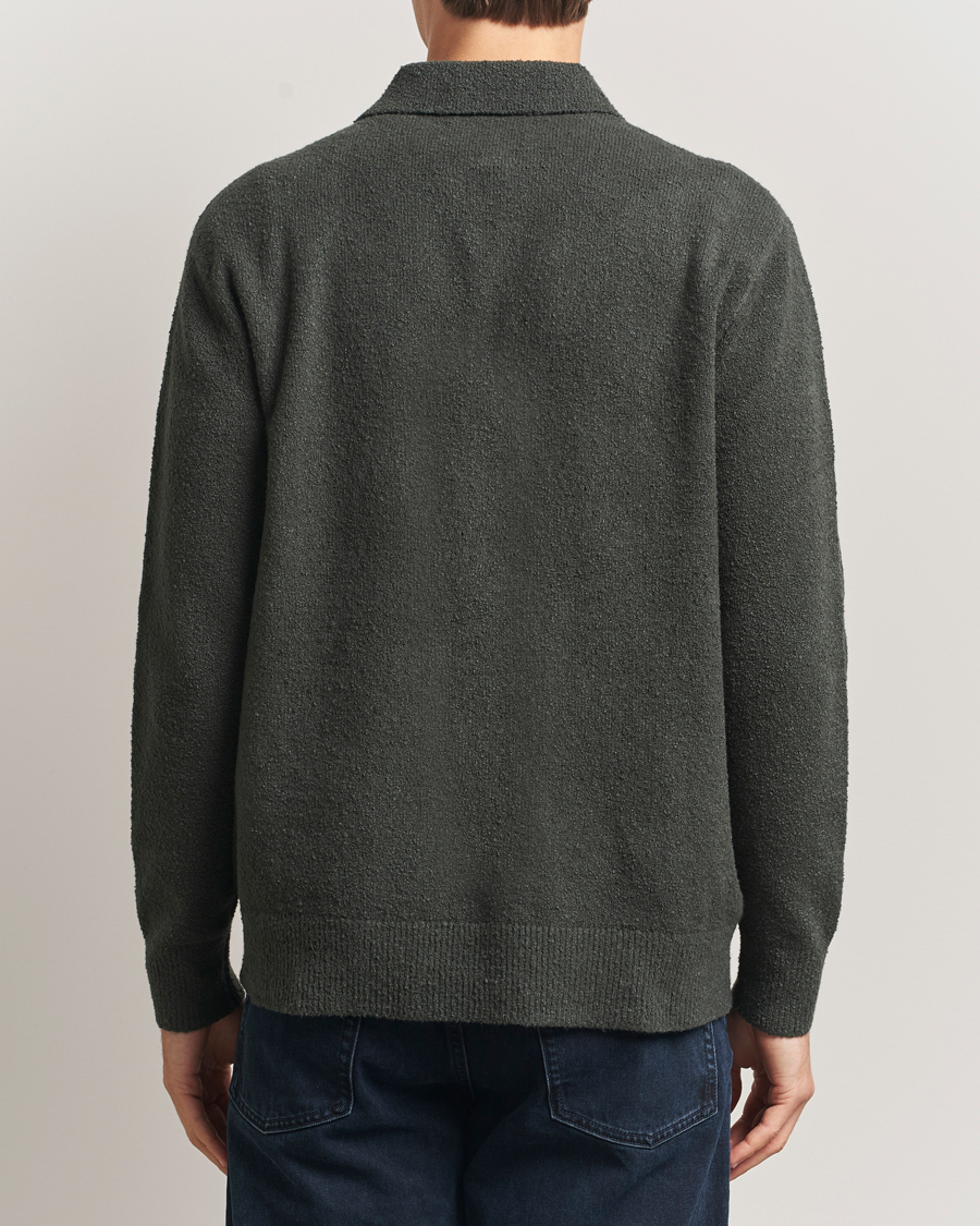 Heren | Truien | Samsøe Samsøe | Nino Knitted Polo Dark Evergreen
