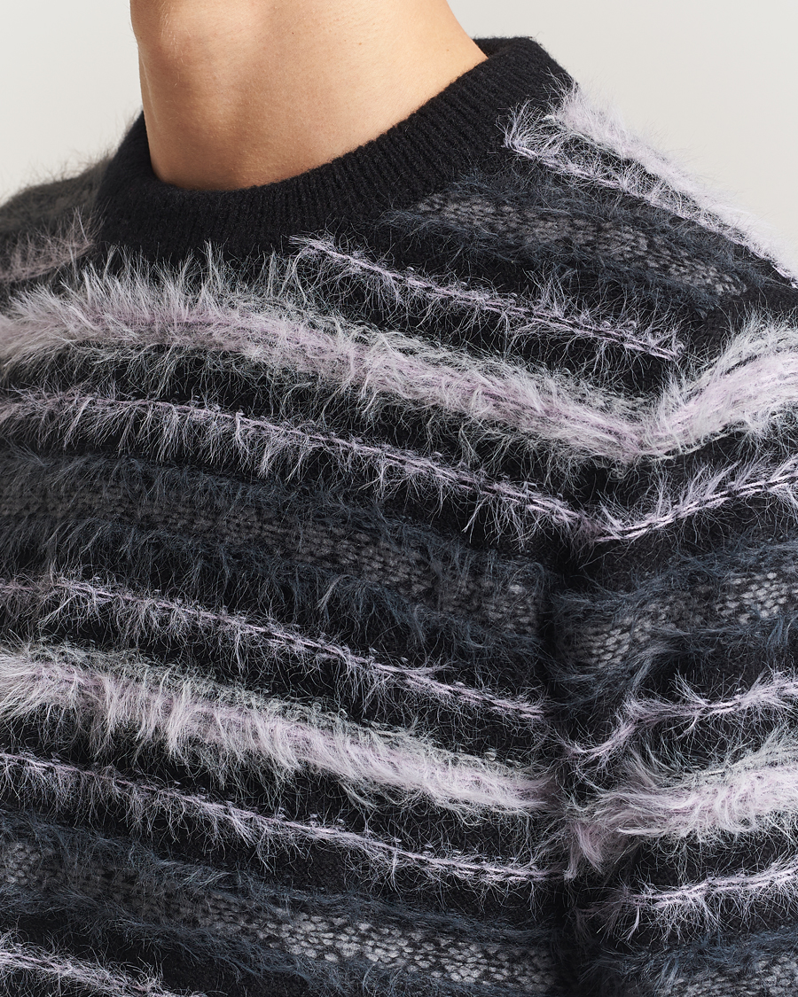 Heren | Truien | Samsøe Samsøe | Finnley Striped Knitted Sweater Black Multi
