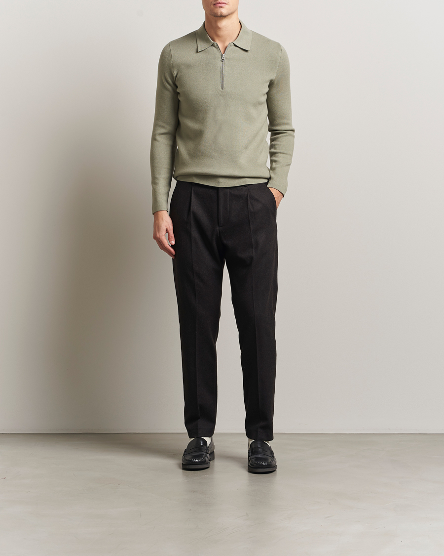 Heren | Truien | Samsøe Samsøe | Guna Half Zip Seagrass