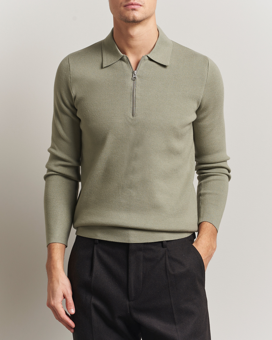 Heren | Truien | Samsøe Samsøe | Guna Half Zip Seagrass