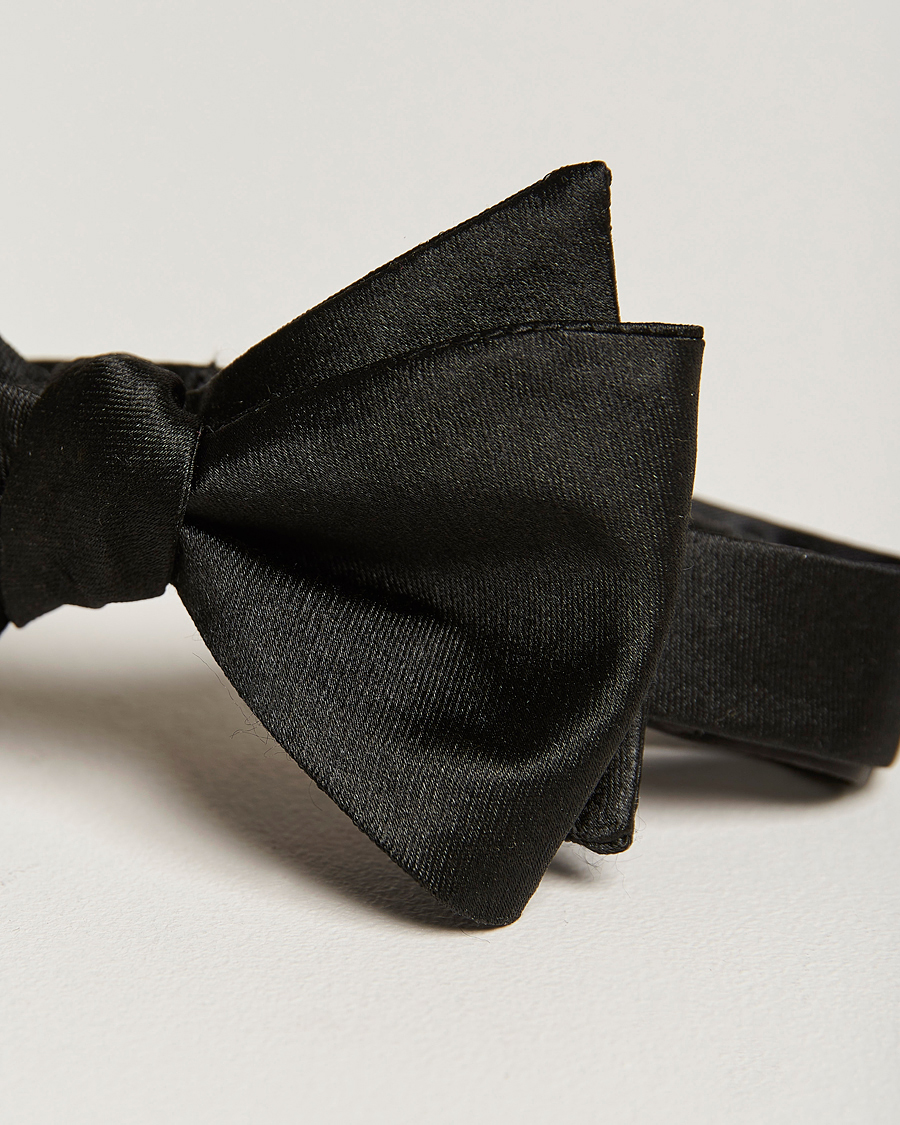 Heren | Stropdassen | Oscar Jacobson | Bow Tie, Self Tie Black