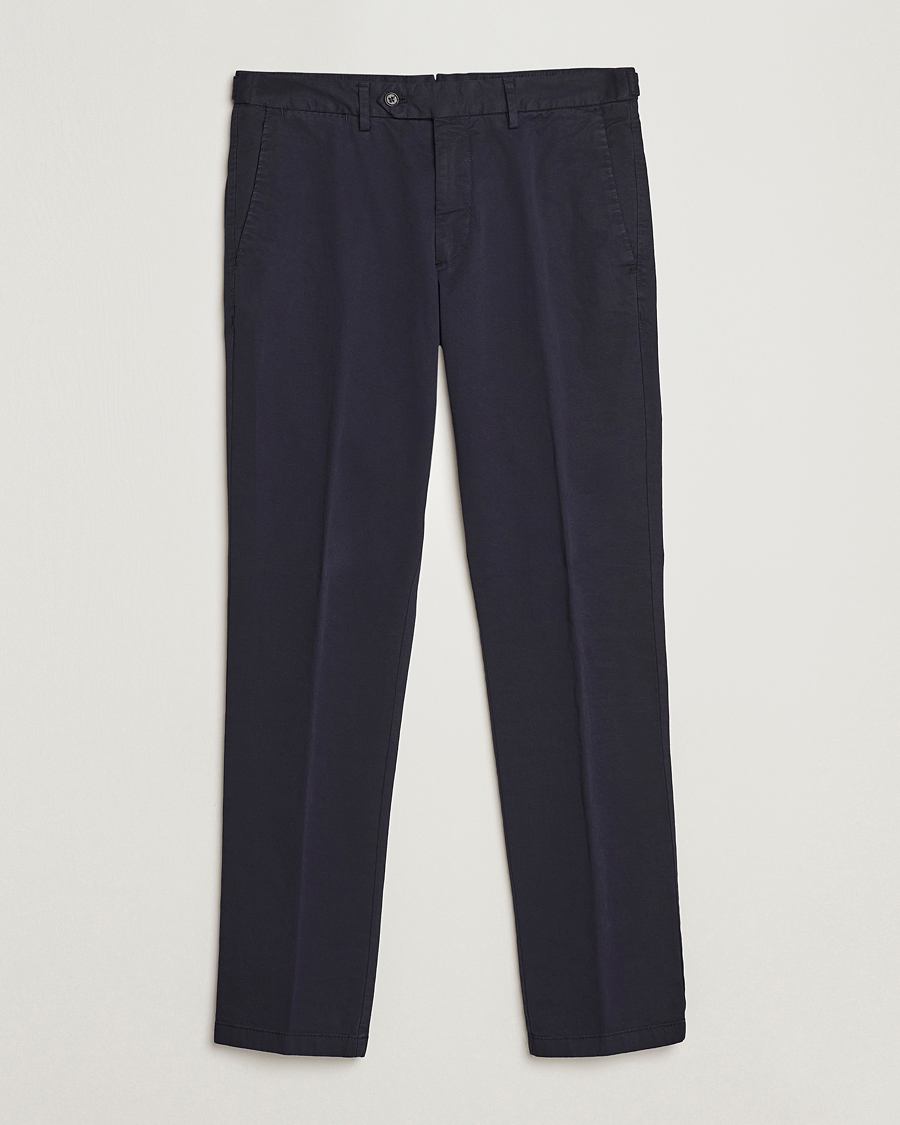 Heren | Broeken | Oscar Jacobson | Danwick Cotton Trousers Navy