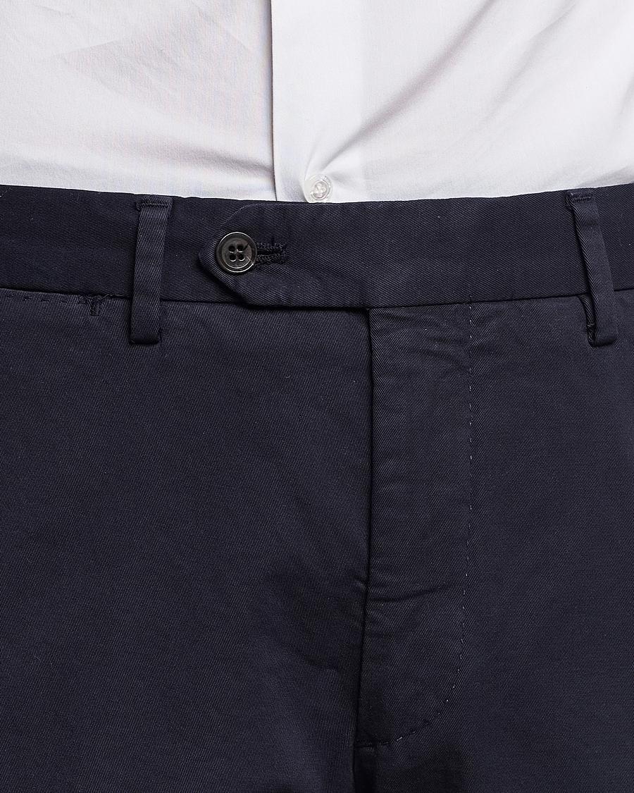 Heren | Broeken | Oscar Jacobson | Danwick Cotton Trousers Navy