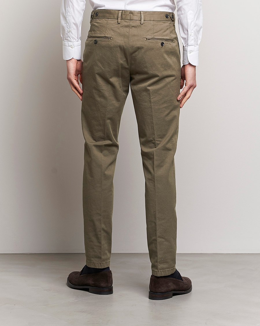 Heren | Broeken | Oscar Jacobson | Danwick Cotton Trousers Olive