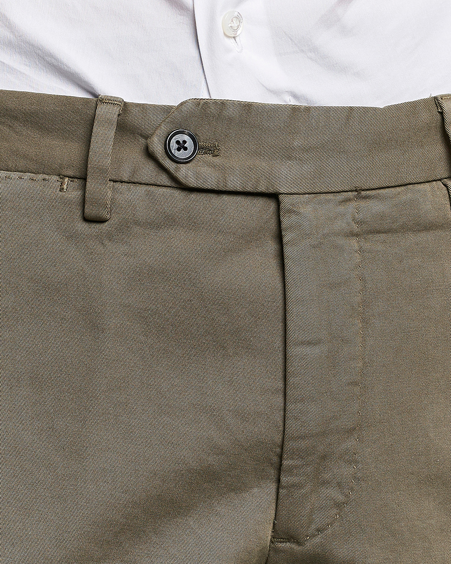 Heren | Broeken | Oscar Jacobson | Danwick Cotton Trousers Olive
