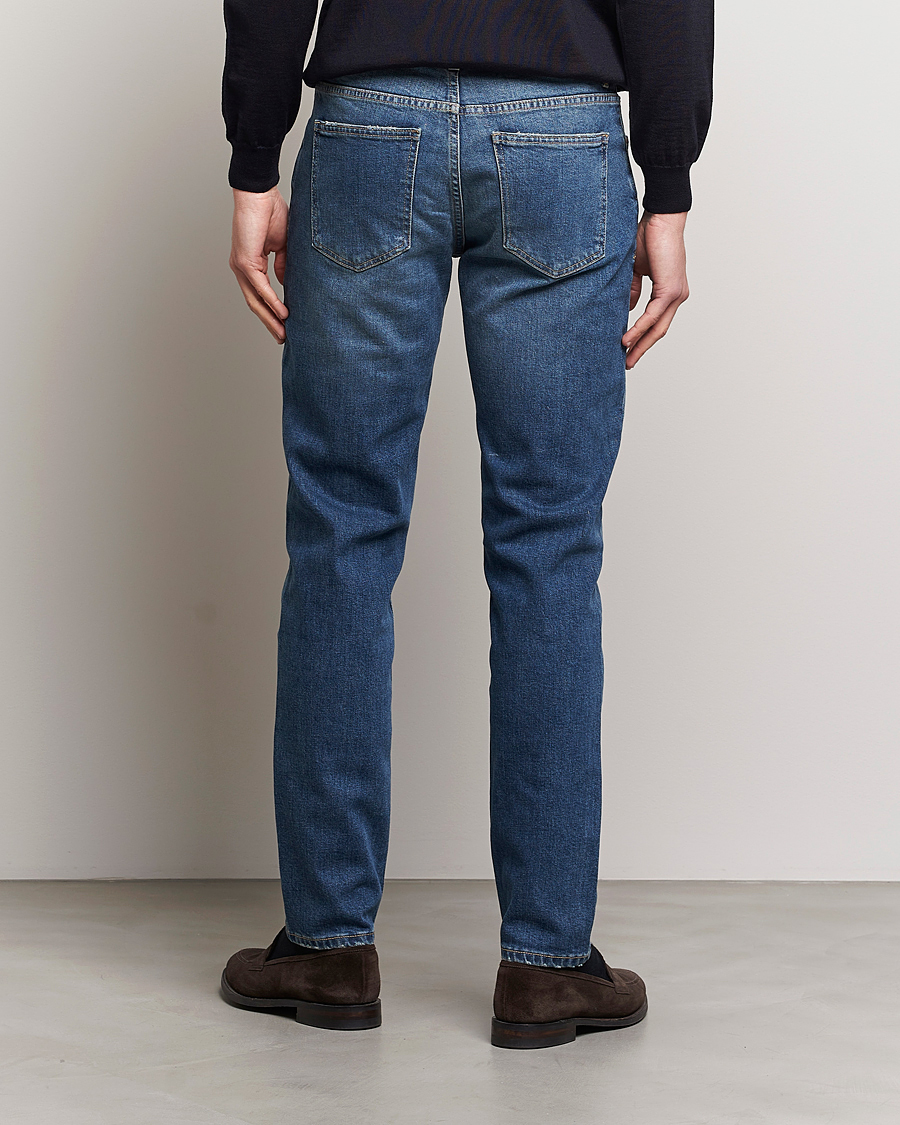 Heren | Jeans | Oscar Jacobson | Albert Cotton Stretch Jeans Vintage Wash