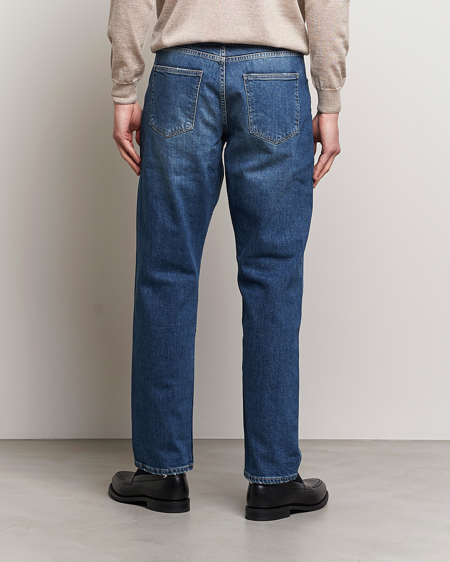 Heren | Jeans | Oscar Jacobson | Johan Cotton Stretch Jeans Vintage Wash
