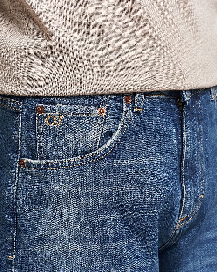 Heren | Jeans | Oscar Jacobson | Johan Cotton Stretch Jeans Vintage Wash