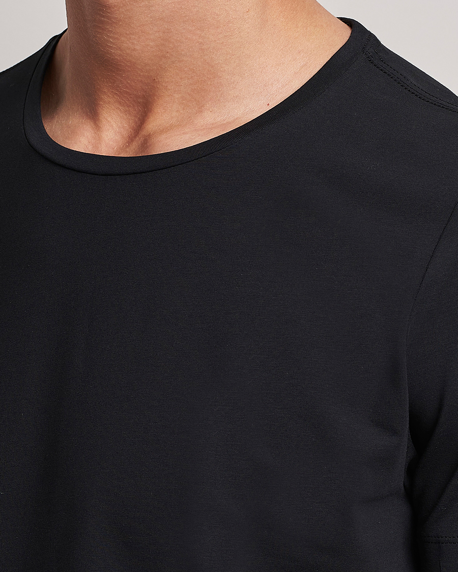 Heren | T-shirts | Oscar Jacobson | Kyran Cotton T-Shirt Black