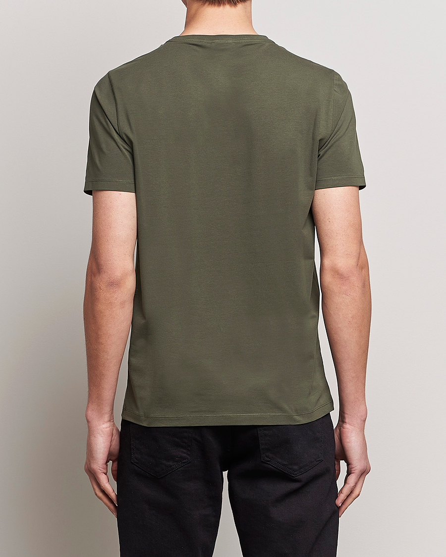 Heren | T-shirts | Oscar Jacobson | Kyran Cotton T-Shirt Green