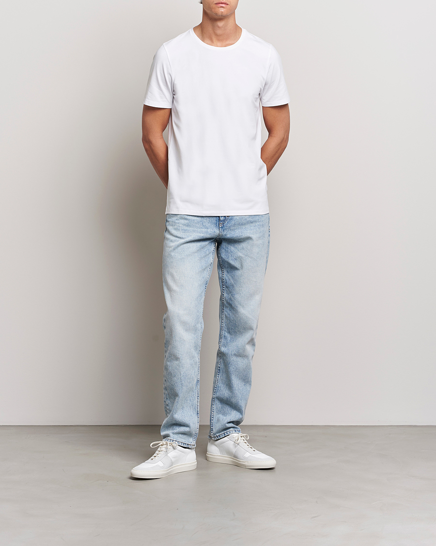 Heren | T-shirts | Oscar Jacobson | Kyran Cotton T-Shirt White
