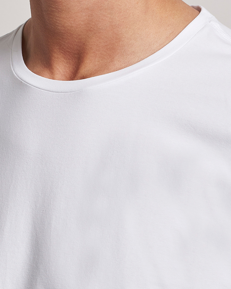 Heren | T-shirts | Oscar Jacobson | Kyran Cotton T-Shirt White