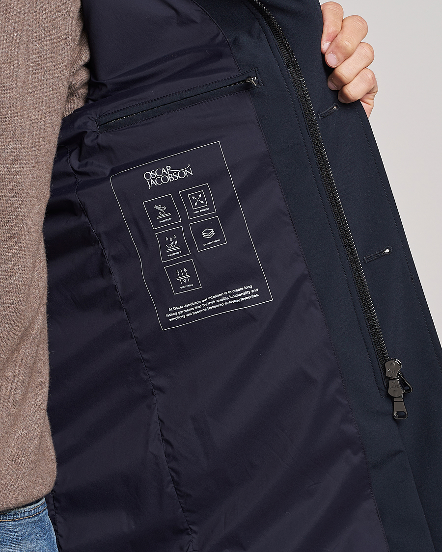 Heren | Jassen | Oscar Jacobson | Johnson Coat Navy
