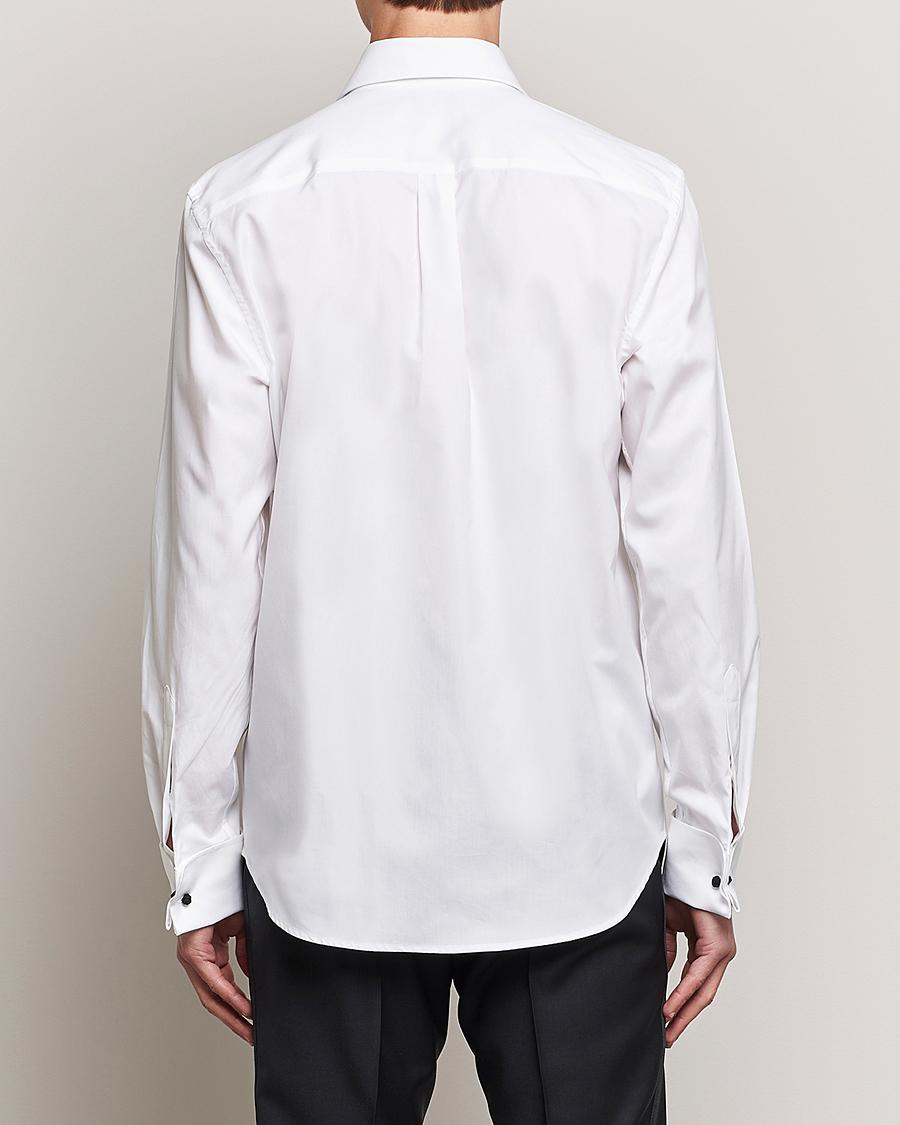 Heren | Overhemden | Oscar Jacobson | Reg Fit Cut Away Tuxedo Double Cuff White