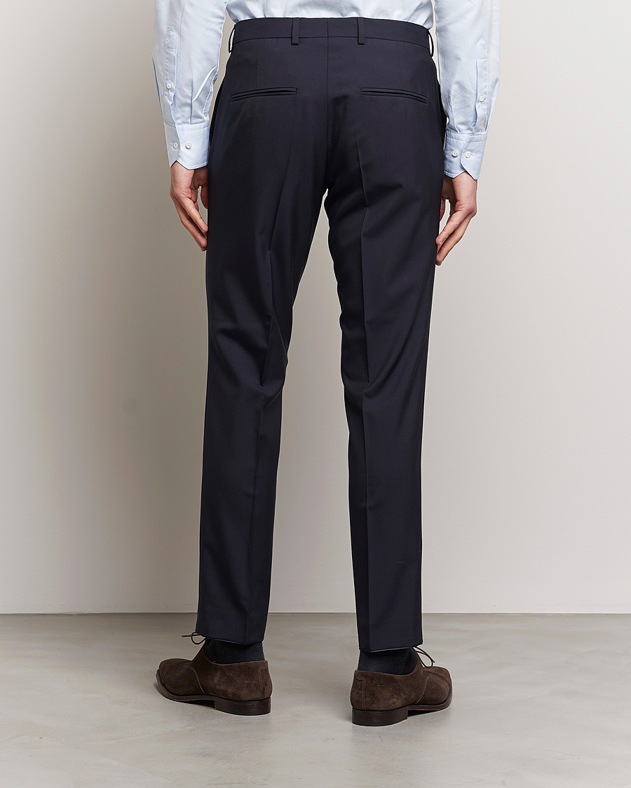 Heren | Broeken | Oscar Jacobson | Denz Wool Trousers Navy