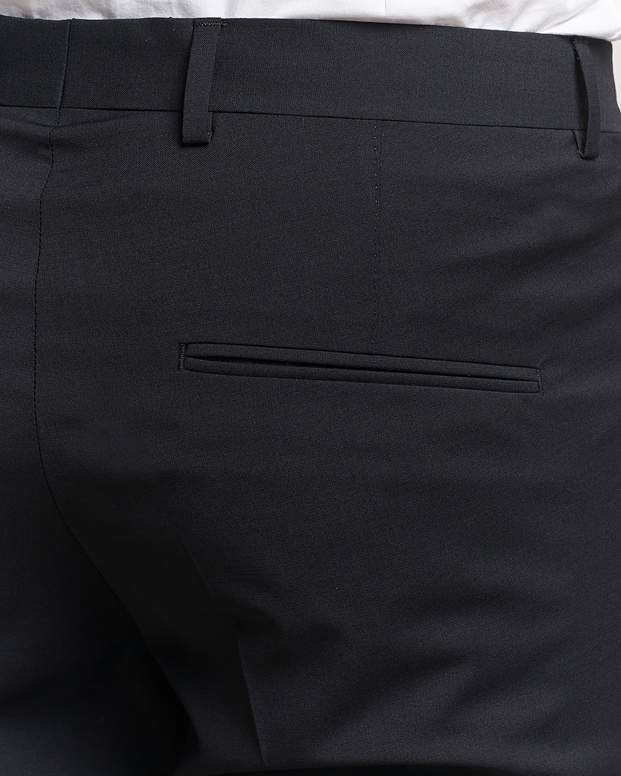 Heren | Broeken | Oscar Jacobson | Denz Wool Blend Trousers Black