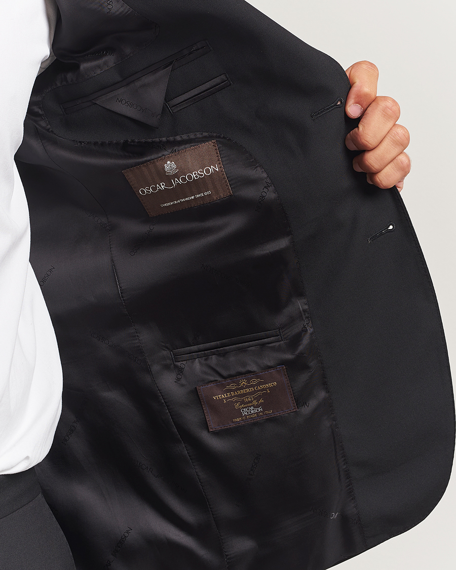 Heren | Blazers | Oscar Jacobson | Ego Wool Blazer Black