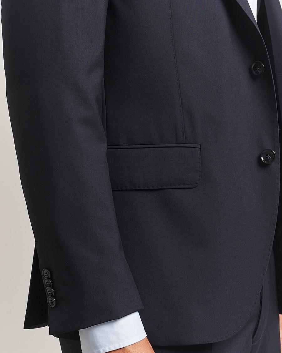 Heren | Blazers | Oscar Jacobson | Fogerty Wool Blazer Navy