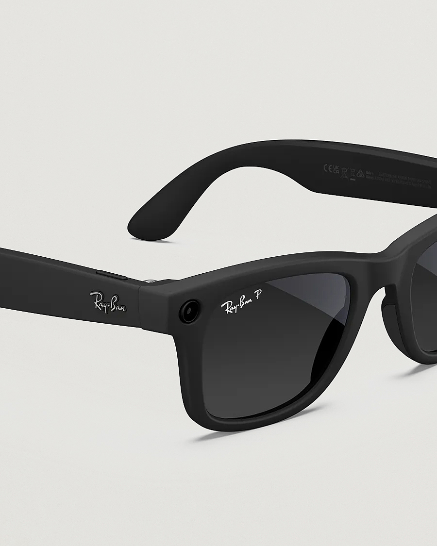 Heren | Zonnebrillen | Ray-Ban | Wayfarer Meta 50 Sunglasses Matte Black