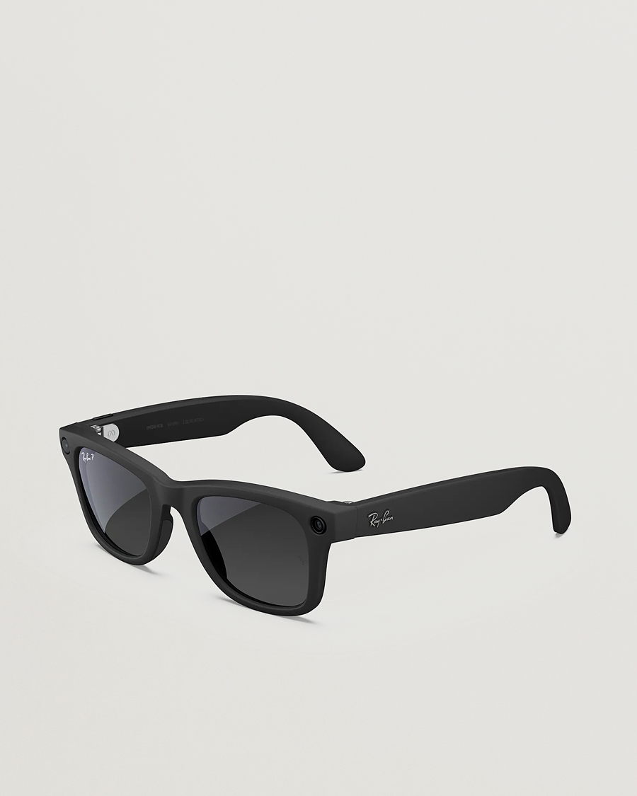 Heren | Zonnebrillen | Ray-Ban | Wayfarer Meta 50 Sunglasses Matte Black