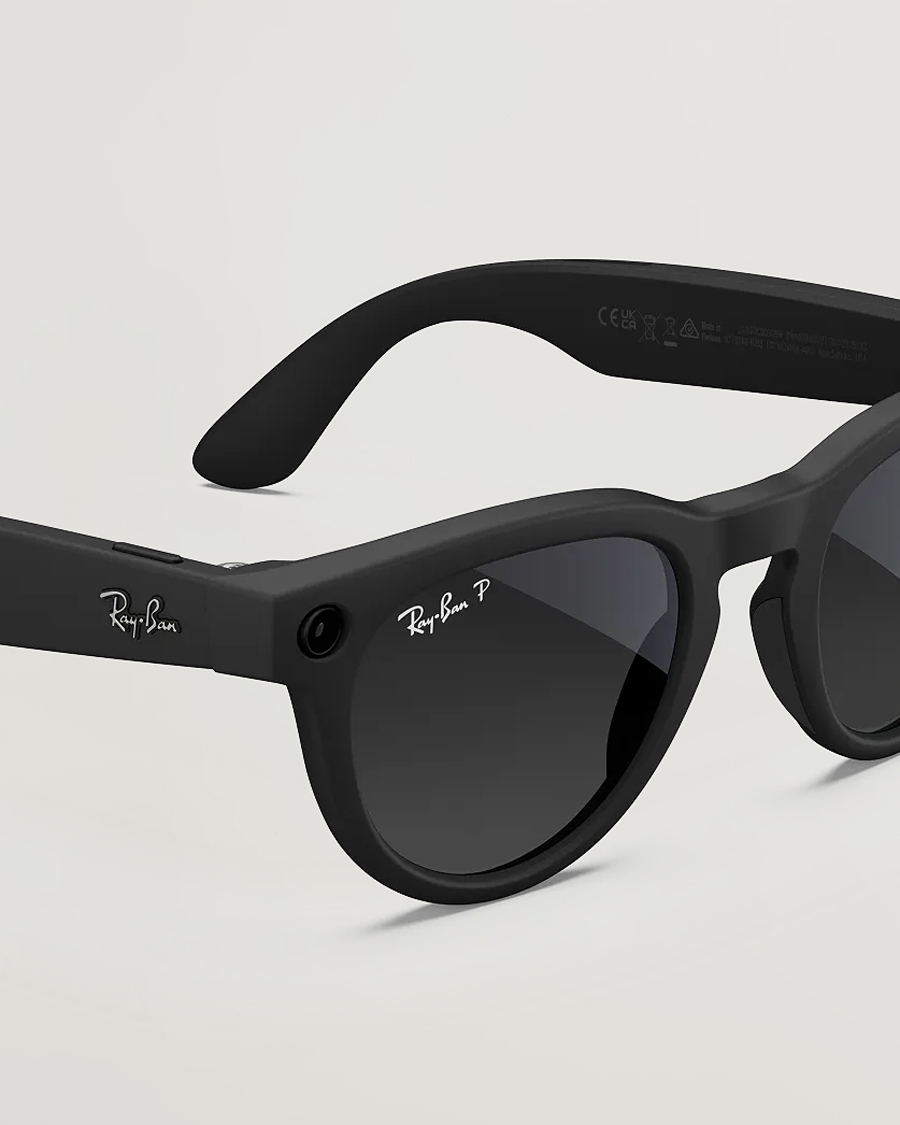 Heren | Zonnebrillen | Ray-Ban | Headliner Meta Sunglasses Matte Black