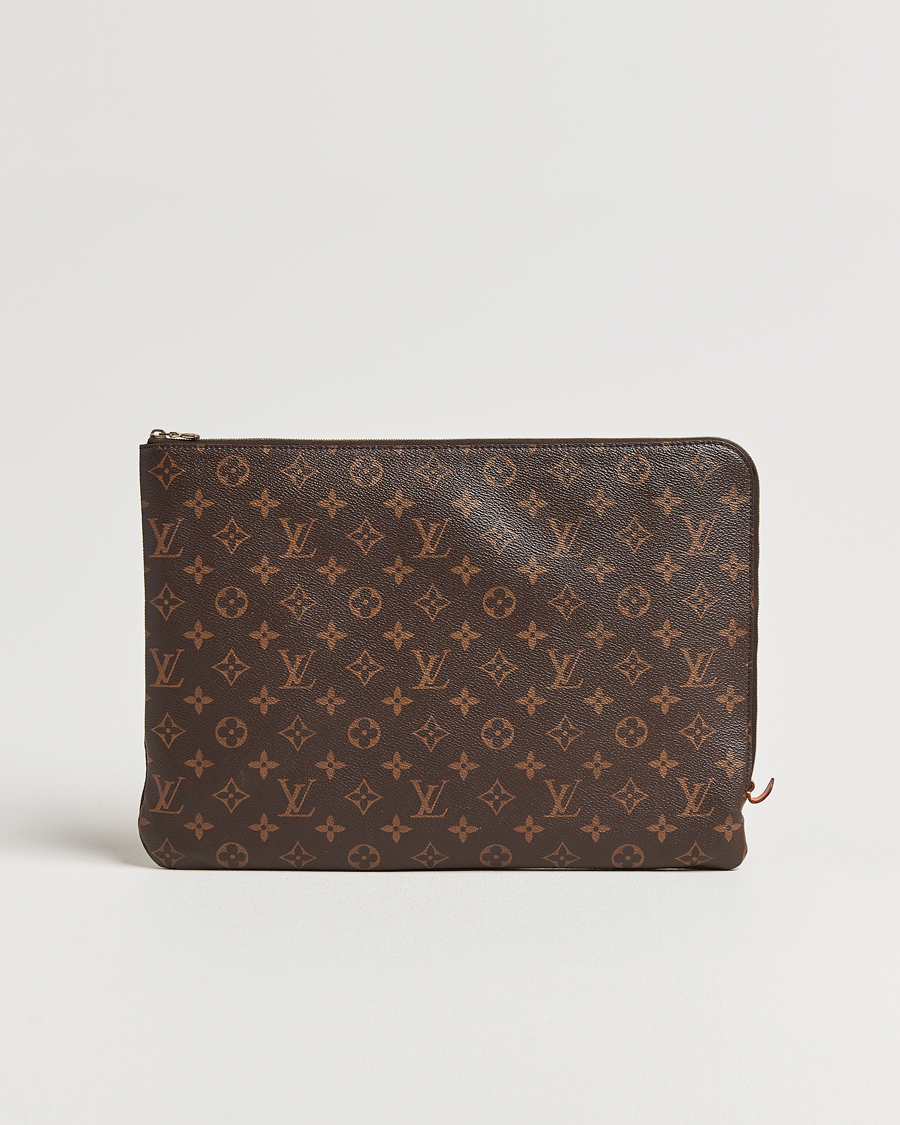 Heren | Pre-Owned & Vintage Bags | Louis Vuitton Pre-Owned | Posh Document Bag Monogram