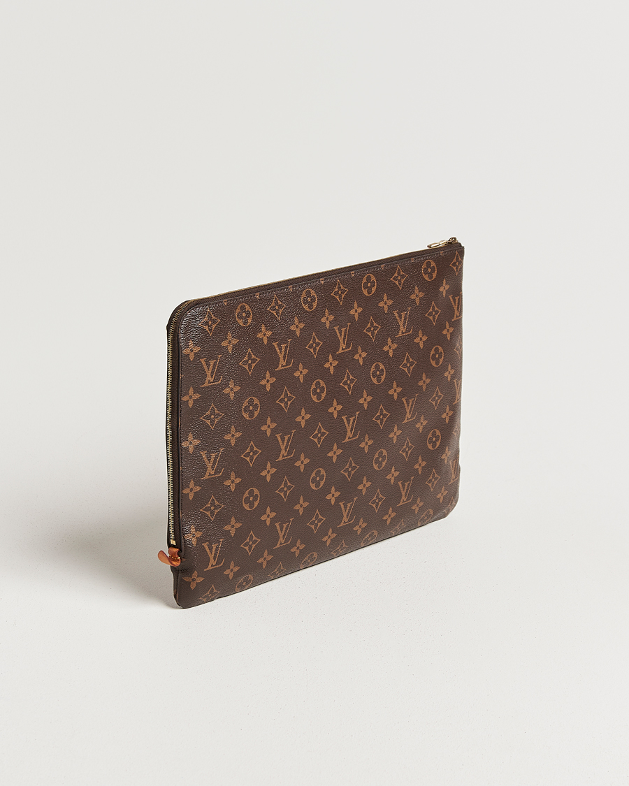 Heren | Pre-Owned & Vintage Bags | Louis Vuitton Pre-Owned | Posh Document Bag Monogram