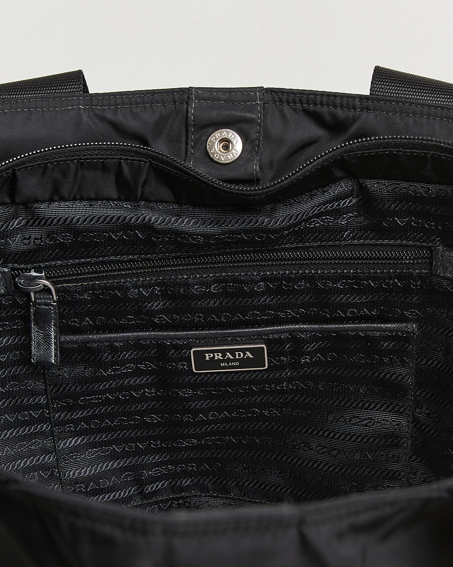 Heren | Pre-Owned & Vintage Bags | Prada Pre-Owned | 2 Way Boston Bag Tessuto Nylon Black