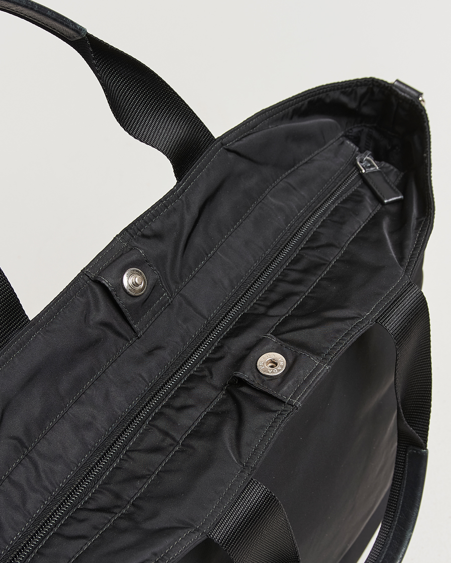 Heren | Pre-Owned & Vintage Bags | Prada Pre-Owned | 2 Way Boston Bag Tessuto Nylon Black