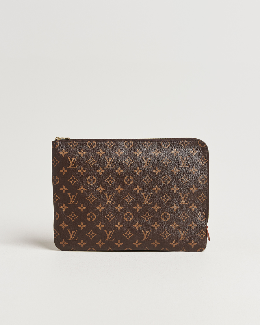 Heren | Pre-Owned & Vintage Bags | Louis Vuitton Pre-Owned | Posh Document Bag Monogram