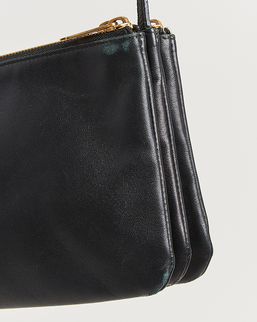 Heren | Pre-Owned & Vintage Bags | Celine Pre-Owned | Trio Bag Small Leather Black