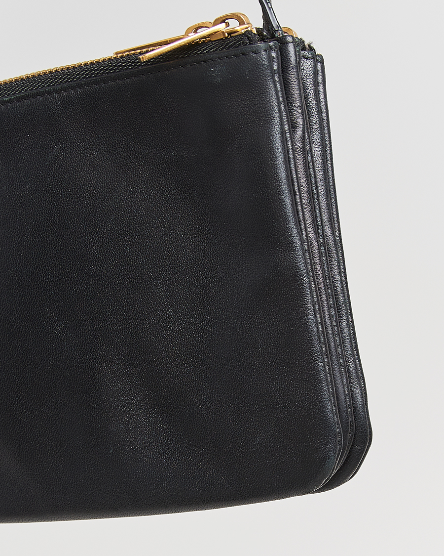 Heren | Celine Pre-Owned Trio Bag Small Leather Black | Celine Pre-Owned | Trio Bag Small Leather Black