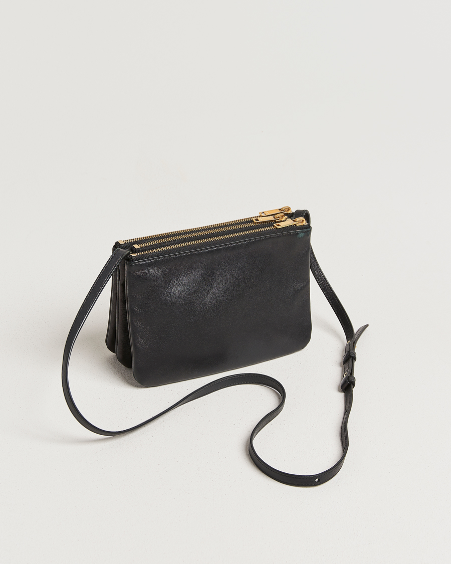 Heren | Pre-Owned & Vintage Bags | Celine Pre-Owned | Trio Bag Small Leather Black