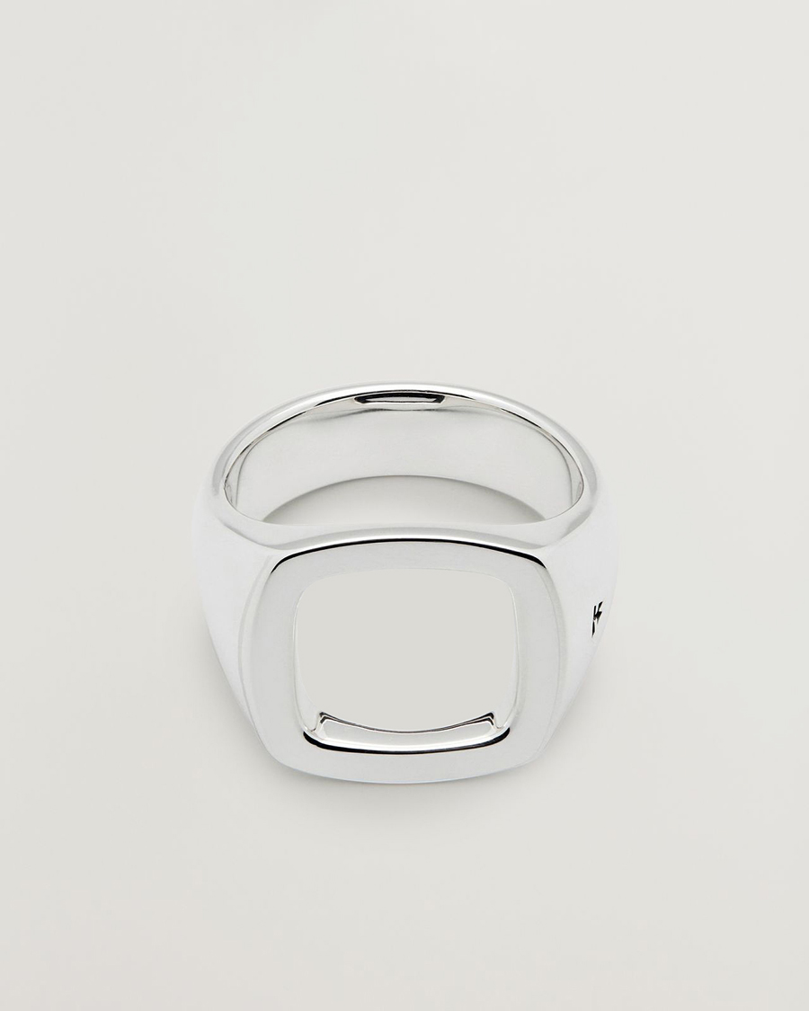 Heren | Sieraden | Tom Wood | Cushion Open Ring Silver