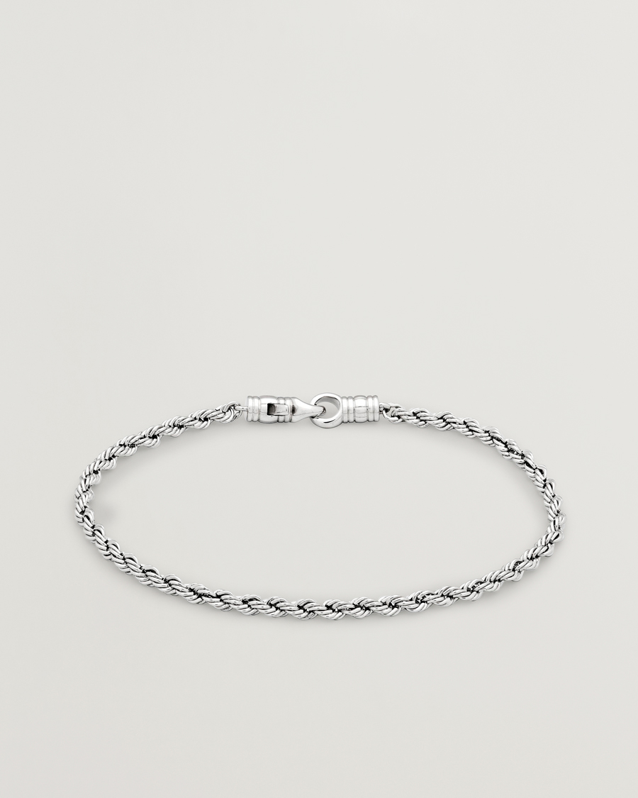 Heren | Sieraden | Tom Wood | Rope Bracelet Silver