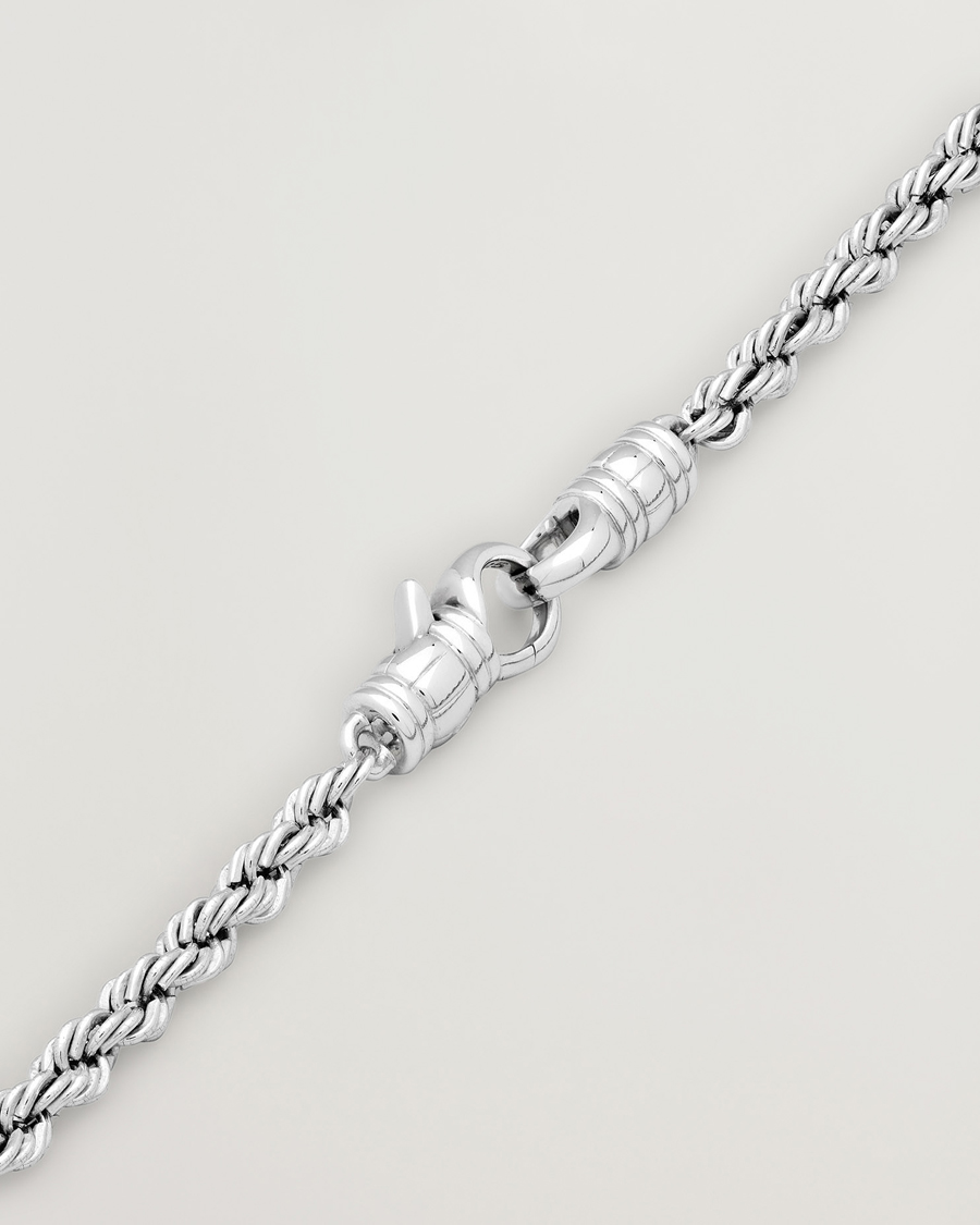Heren | Sieraden | Tom Wood | Rope Bracelet Silver