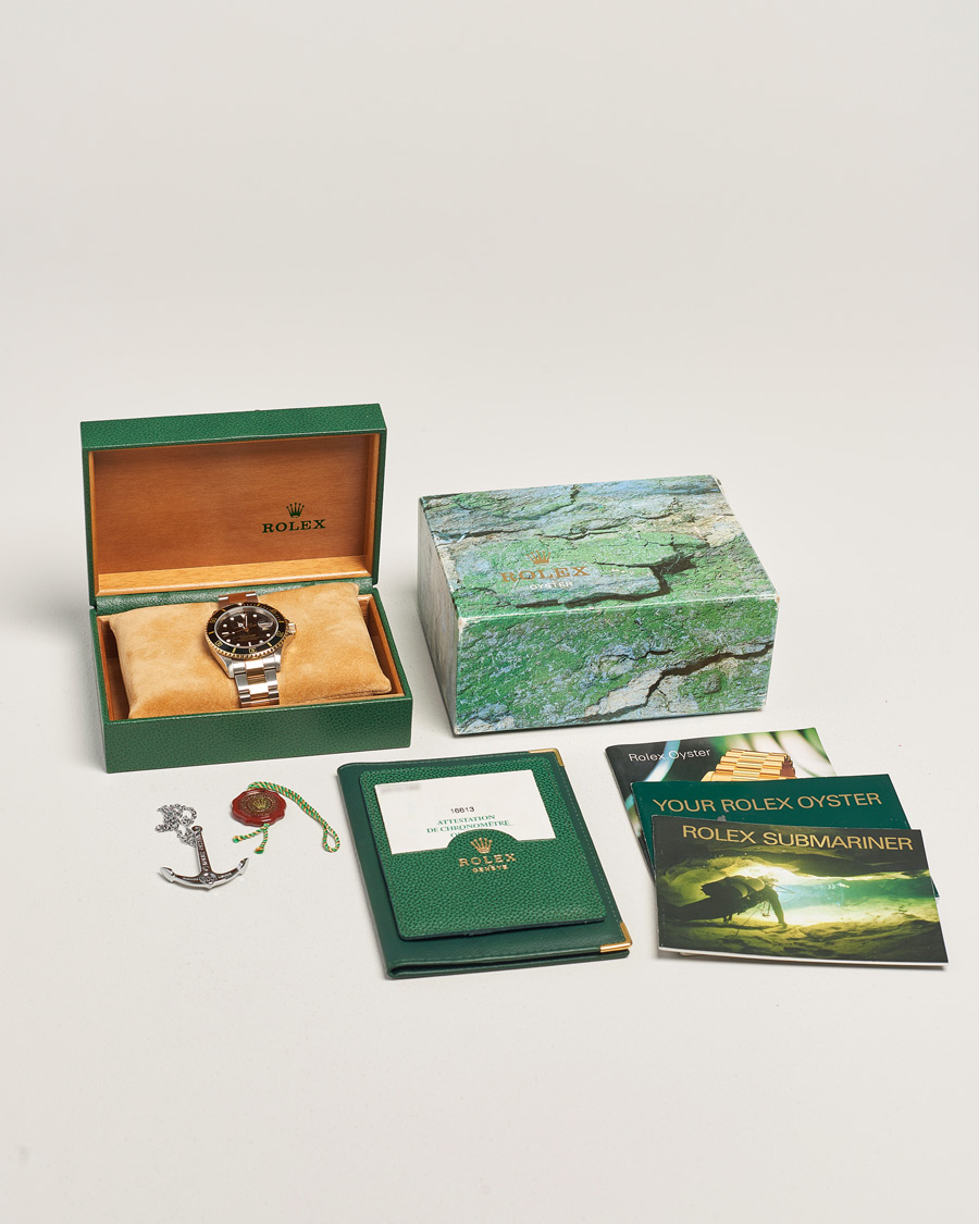 Heren | Pre-Owned & Vintage Watches | Rolex Pre-Owned | Submariner Oyster Perpetual Two Tone Black