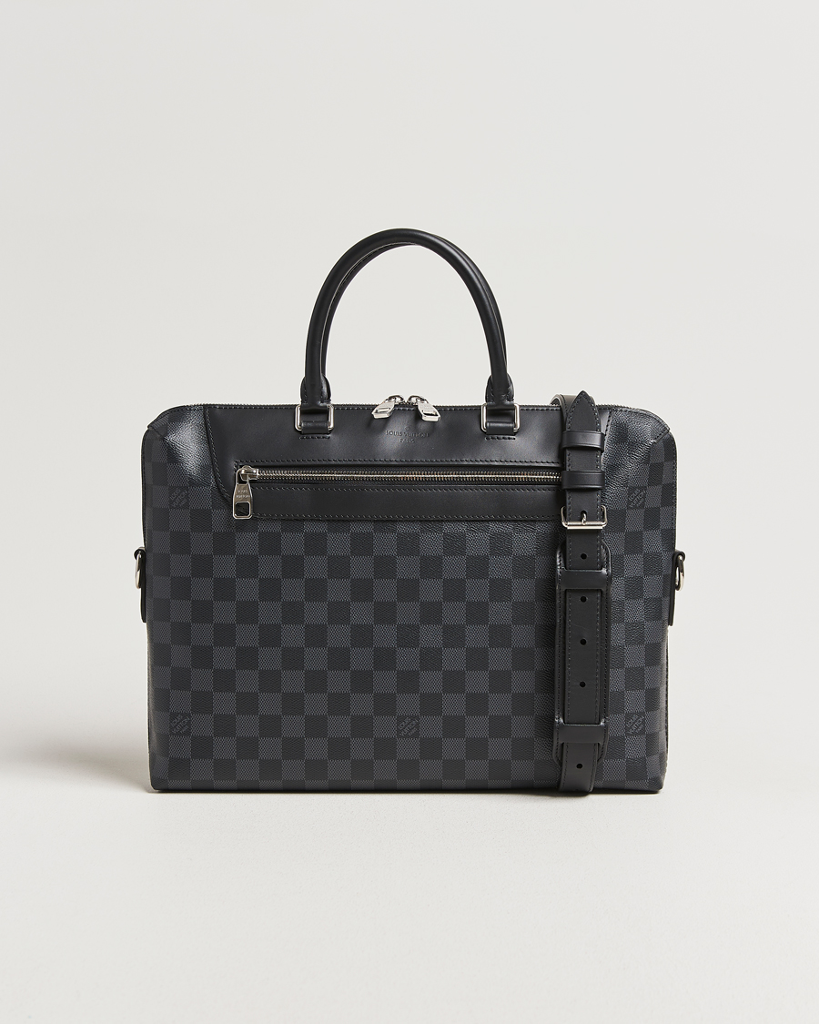 Heren | Pre-Owned & Vintage Bags | Louis Vuitton Pre-Owned | Porte Documan Jules Damier Graphite