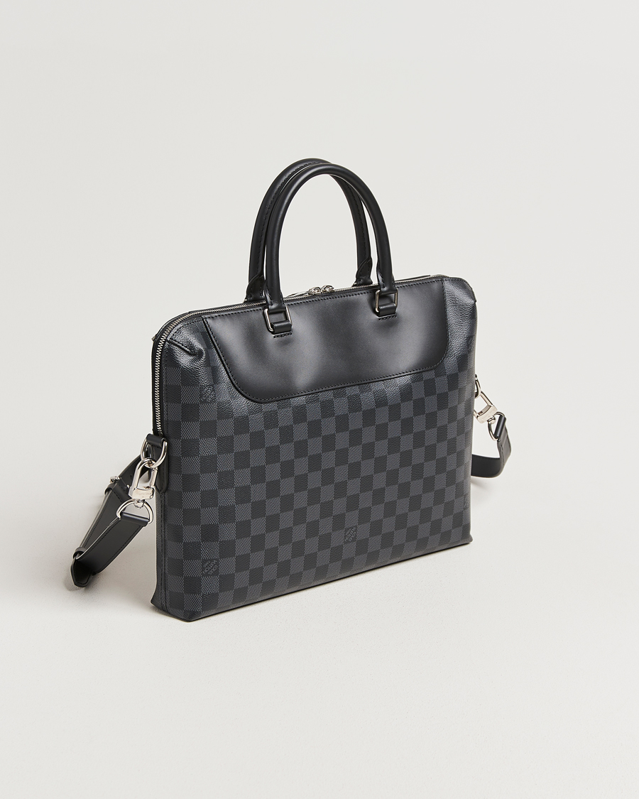 Heren | Pre-Owned & Vintage Bags | Louis Vuitton Pre-Owned | Porte Documan Jules Damier Graphite