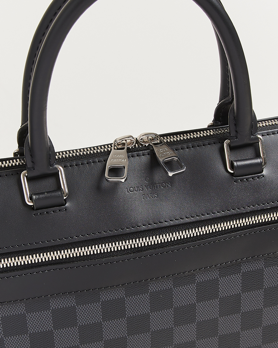 Heren | Pre-Owned & Vintage Bags | Louis Vuitton Pre-Owned | Porte Documan Jules Damier Graphite