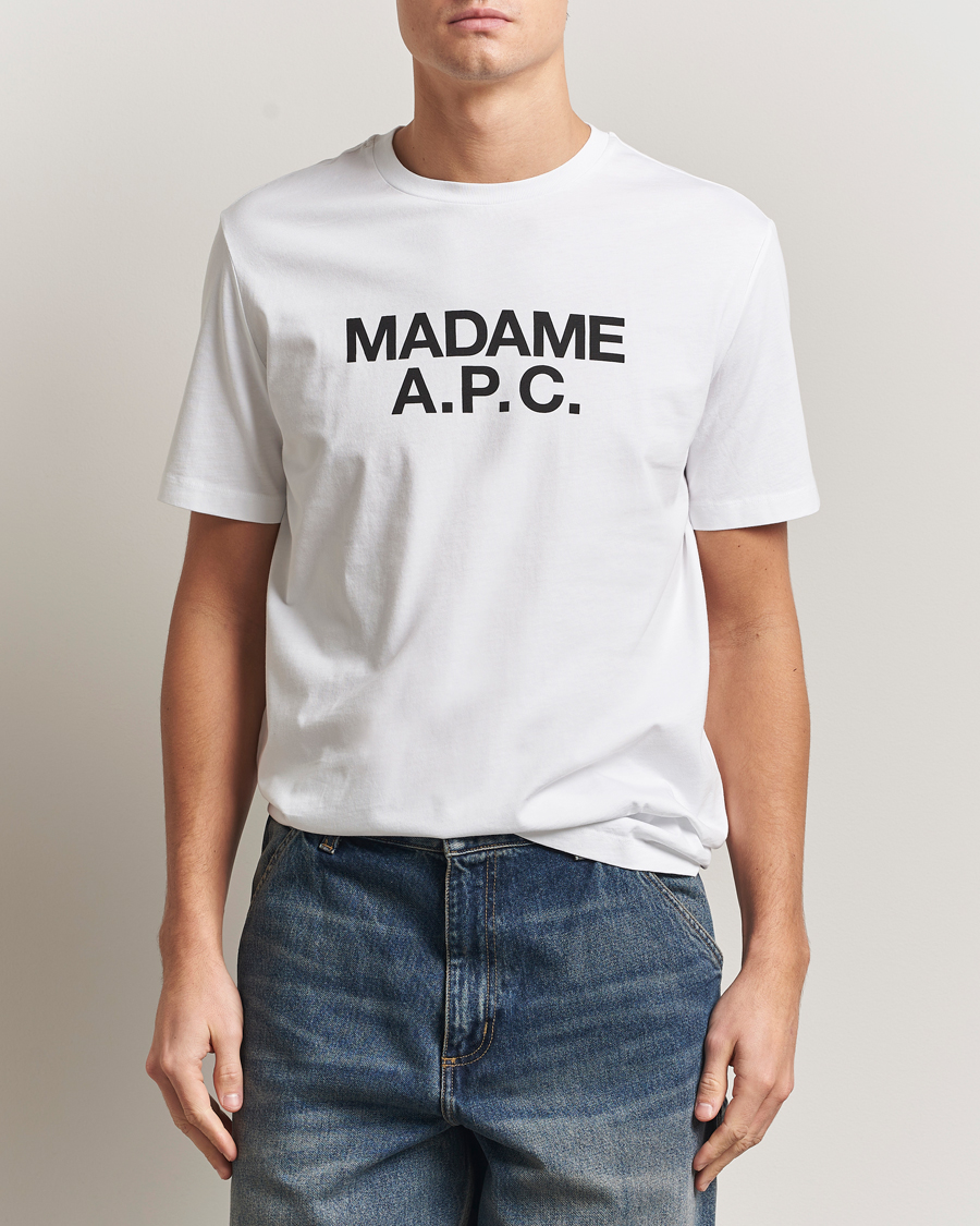 Heren | T-shirts | A.P.C. | Madame T-Shirt White