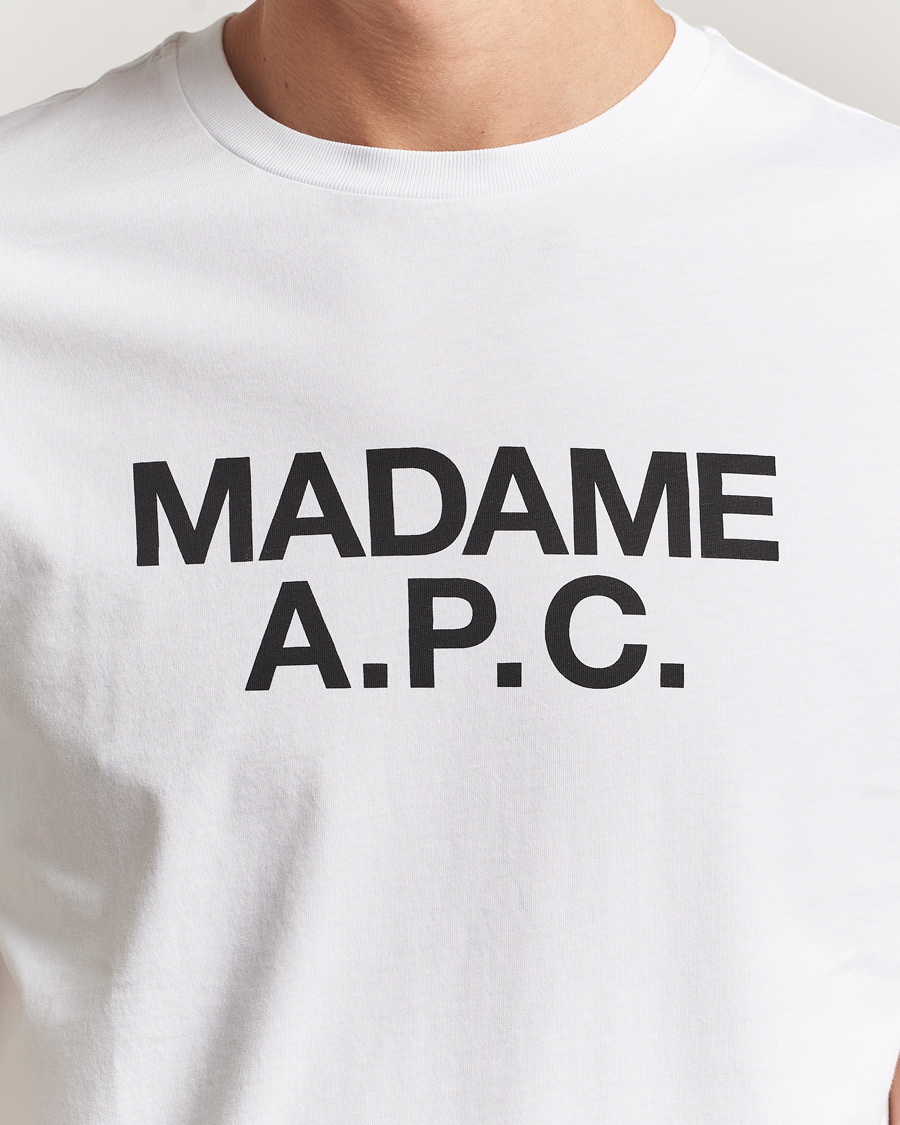 Heren | T-shirts | A.P.C. | Madame T-Shirt White